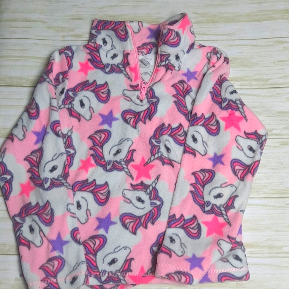 Children's Place "PLACE" Fleece Top Size Medium